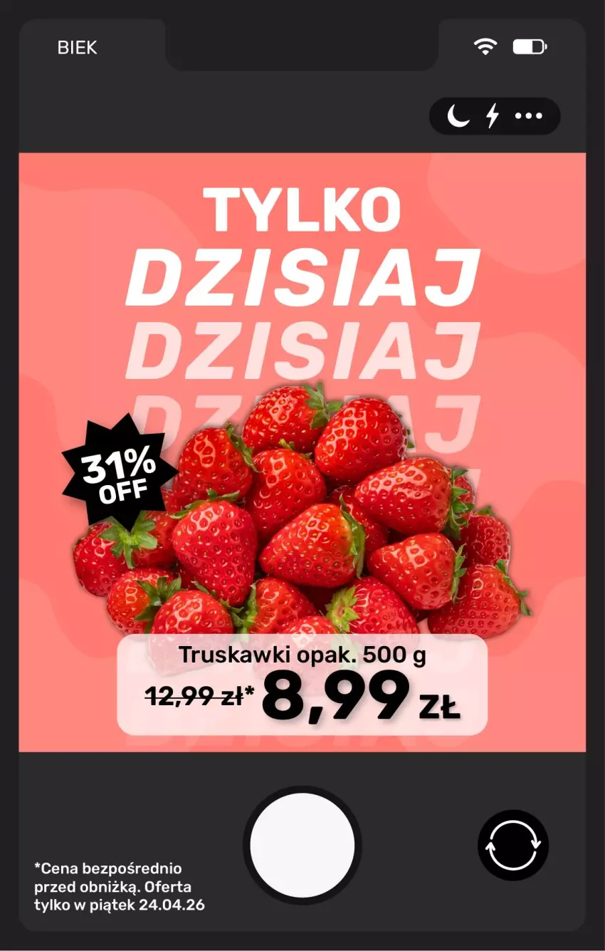 Gazetka promocyjna Biedronka - Gazetka - ważna 24.04 do 01.05.2026 - strona 7 - produkty: Truskawki