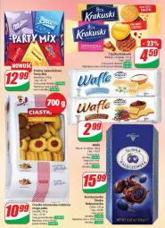 Gazetka promocyjna Dino - Gazetka - ważna od 19.03 do 19.03.2024 - strona 61 - produkty: Ciastka, Krakus, Praliny, Wafle, Krakuski