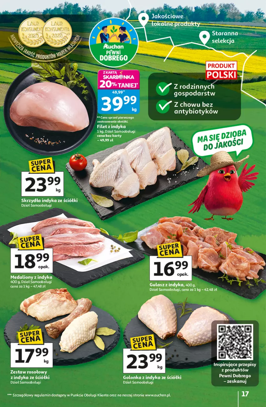 Gazetka promocyjna Auchan - 30 Lat Hipermarket - ważna 26.03 do 30.03.2026 - strona 17 - produkty: Golonka z indyka, Lion
