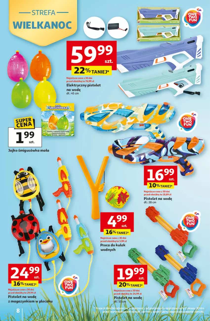Gazetka promocyjna Auchan - 30 Lat Hipermarket - ważna 26.03 do 30.03.2026 - strona 8 - produkty: Pistolet, Plecak, Tran