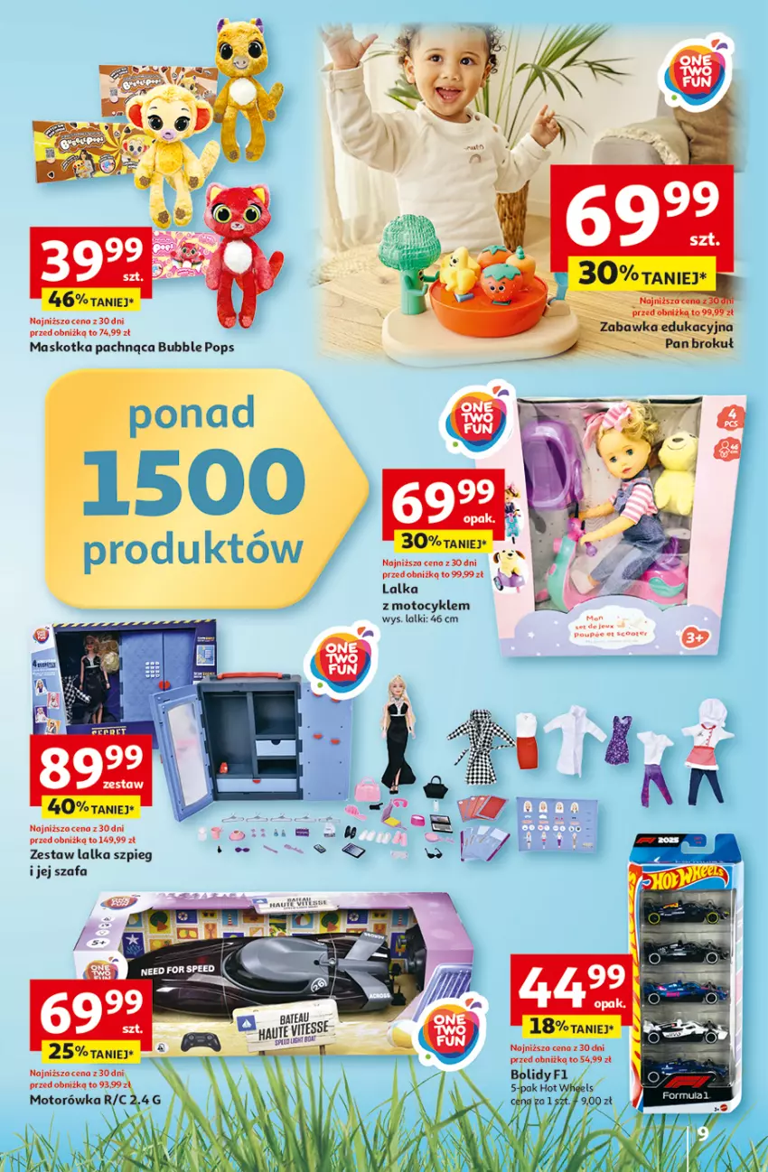 Gazetka promocyjna Auchan - 30 Lat Hipermarket - ważna 26.03 do 30.03.2026 - strona 9 - produkty: Fa, Lalka, Motorówka, Szafa, Zabawka
