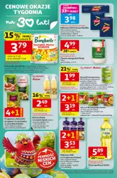 Gazetka promocyjna Auchan - 30 Lat Hipermarket - Gazetka - ważna od 30.03 do 30.03.2026 - strona 24 - produkty: Chrzan, Makaron, Sos, Ser, Rum, Por, Mus, Gra, Bonduelle, Goliard, Przyprawy, Gałka, Olej rzepakowy, Barilla, Kamis, Olej, Groszek, Kukurydza, Knorr