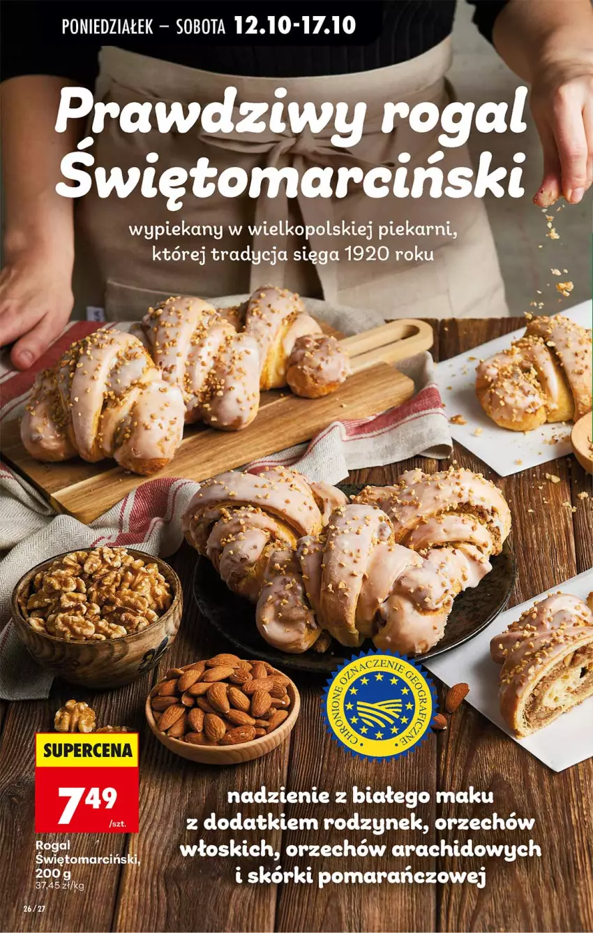 Gazetka promocyjna Biedronka - Od Poniedziałku - ważna 12.10 do 17.10.2026 - strona 26 - produkty: Rogal