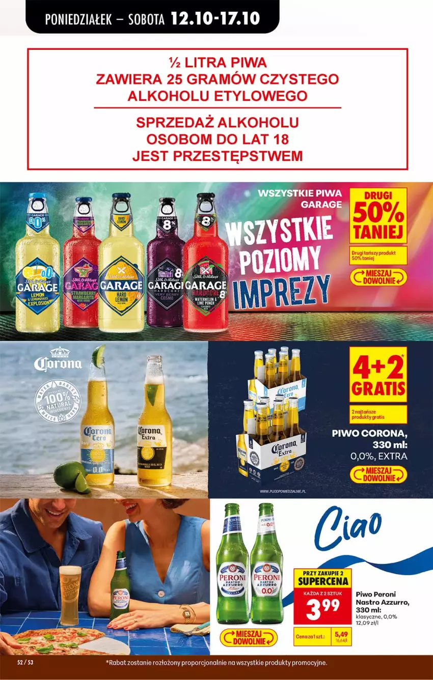 Gazetka promocyjna Biedronka - Od Poniedziałku - ważna 12.10 do 17.10.2026 - strona 52 - produkty: Piwo, Por