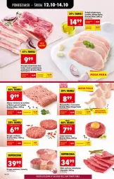Gazetka promocyjna Biedronka - Od Poniedziałku - Gazetka - ważna od 17.10 do 17.10.2026 - strona 24 - produkty: Kurczak, Mięso mielone, Stek wołowy, Tatar wołowy, Stek, Schab wieprzowy, Burger, Skrzydełka z kurczaka, Kotlet, Boczek, Pręga wołowa, Mięso, Boczek wieprzowy, Fa
