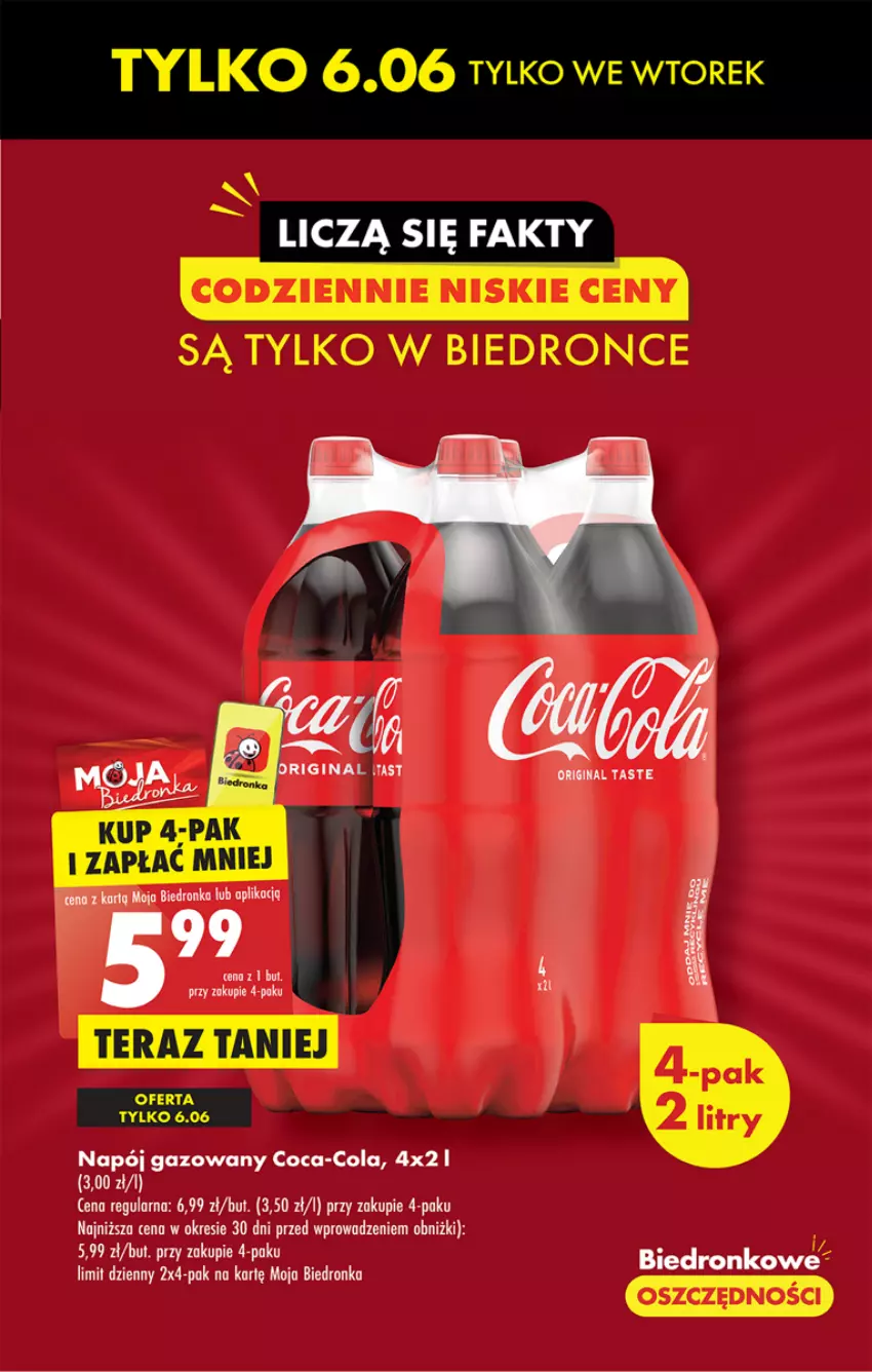 Gazetka promocyjna Biedronka - ważna 05.06 do 10.06.2023 - strona 5 - produkty: Coca-Cola, Gin, Napój, Napój gazowany