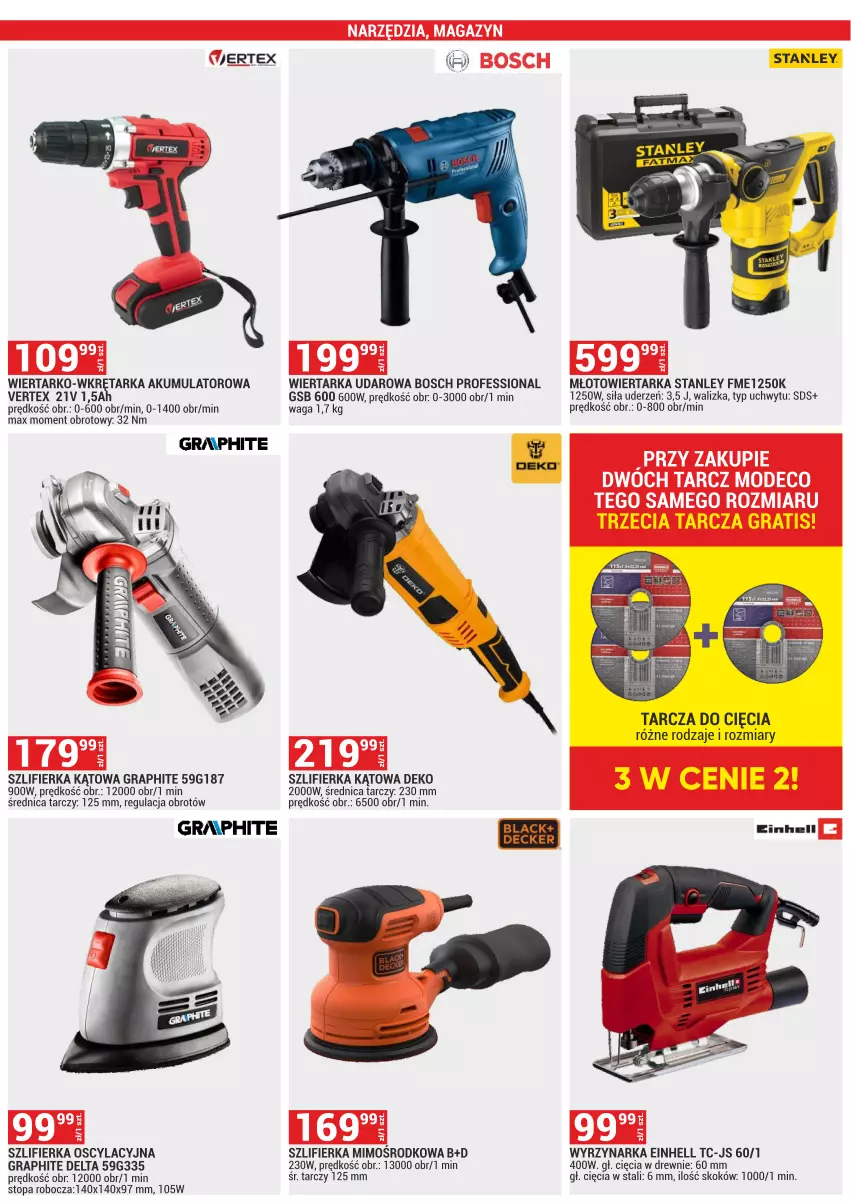 Gazetka promocyjna Merkury Market - ważna 02.05 do 31.05.2025 - strona 23 - produkty: Akumulator, Bosch, Einhell, Gra, Młot, Młotowiertarka, Szlifierka, Szlifierka kątowa, Tarka, Top, Waga, Walizka, Wiertarka, Wiertarka udarowa, Wkręt, Wkrętarka, Wyrzynarka