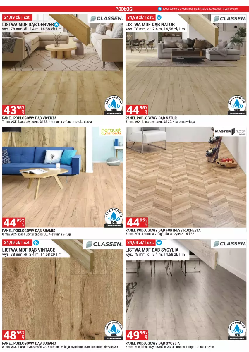 Gazetka promocyjna Merkury Market - ważna 02.05 do 31.05.2025 - strona 40 - produkty: Listwa, Panel podłogowy, Por