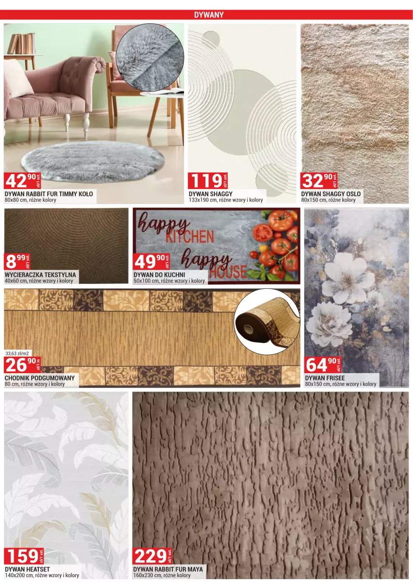 Gazetka promocyjna Merkury Market - ważna 02.05 do 31.05.2025 - strona 44 - produkty: Chodnik, Dywan, Wycieraczka