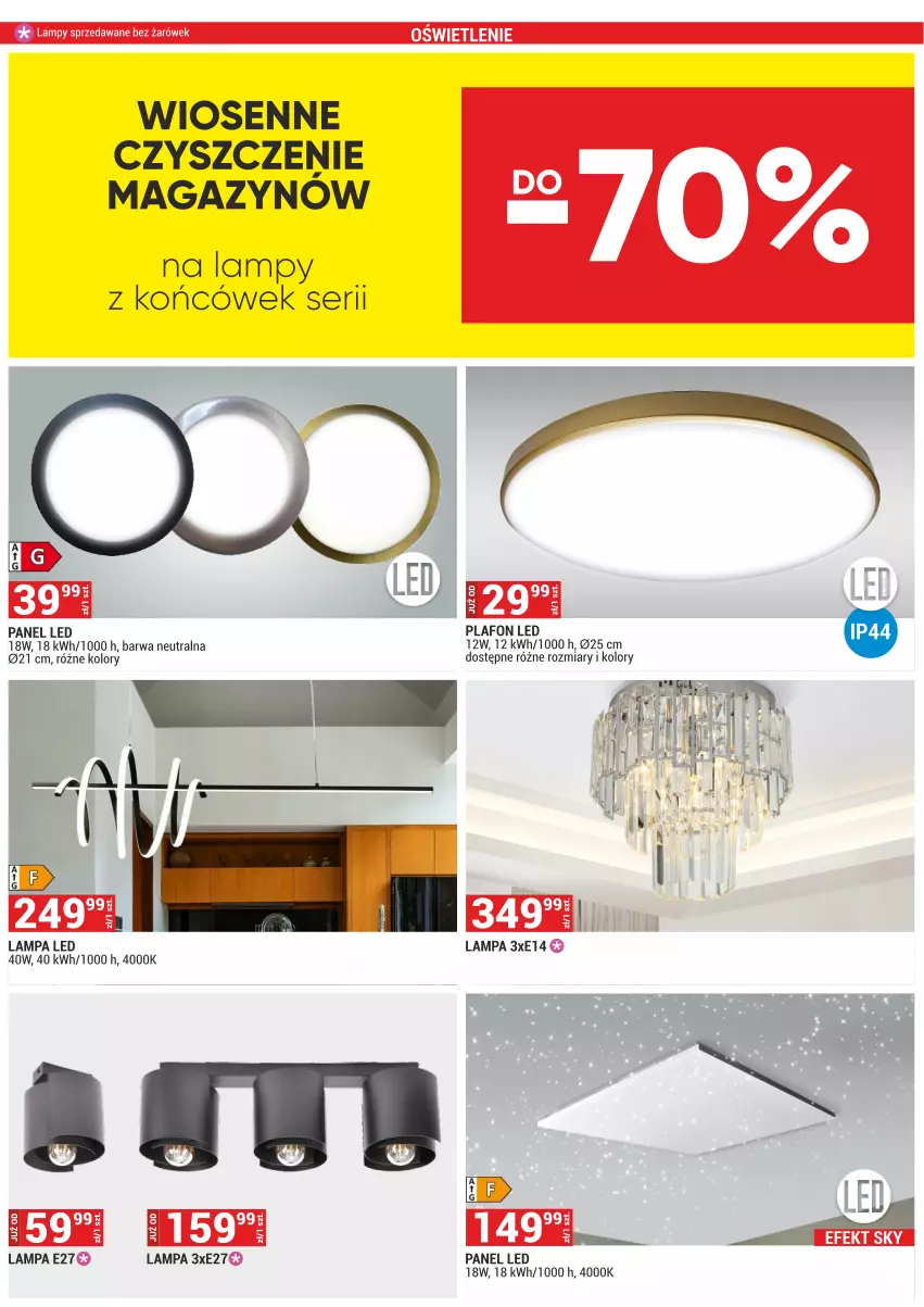 Gazetka promocyjna Merkury Market - ważna 02.05 do 31.05.2025 - strona 49 - produkty: Lampa, Lampa LED, Plafon, Plafon LED, Ser
