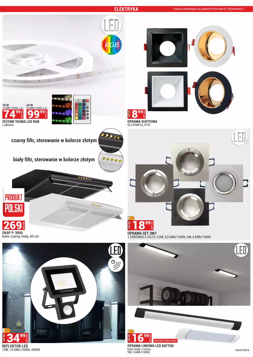 Gazetka promocyjna Merkury Market - ważna 02.05 do 31.05.2025 - strona 51 - produkty: Okap, Reflektor, Reflektor LED