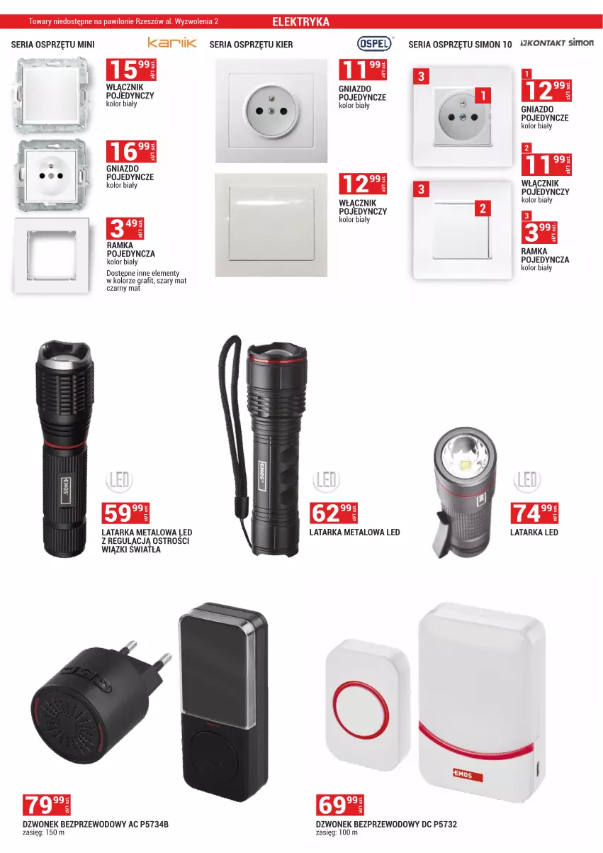 Gazetka promocyjna Merkury Market - ważna 02.05 do 31.05.2025 - strona 53 - produkty: Dzwonek, Gra, Latarka, Latarka LED, Ramka, Ser, Tarka
