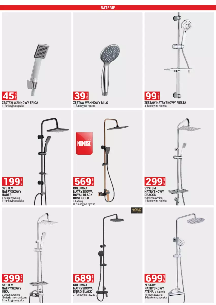 Gazetka promocyjna Merkury Market - ważna 02.05 do 31.05.2025 - strona 61 - produkty: Hades, Inka, Kolumna natryskowa, Lack, Termos, Zestaw natryskowy, Zestaw wannowy