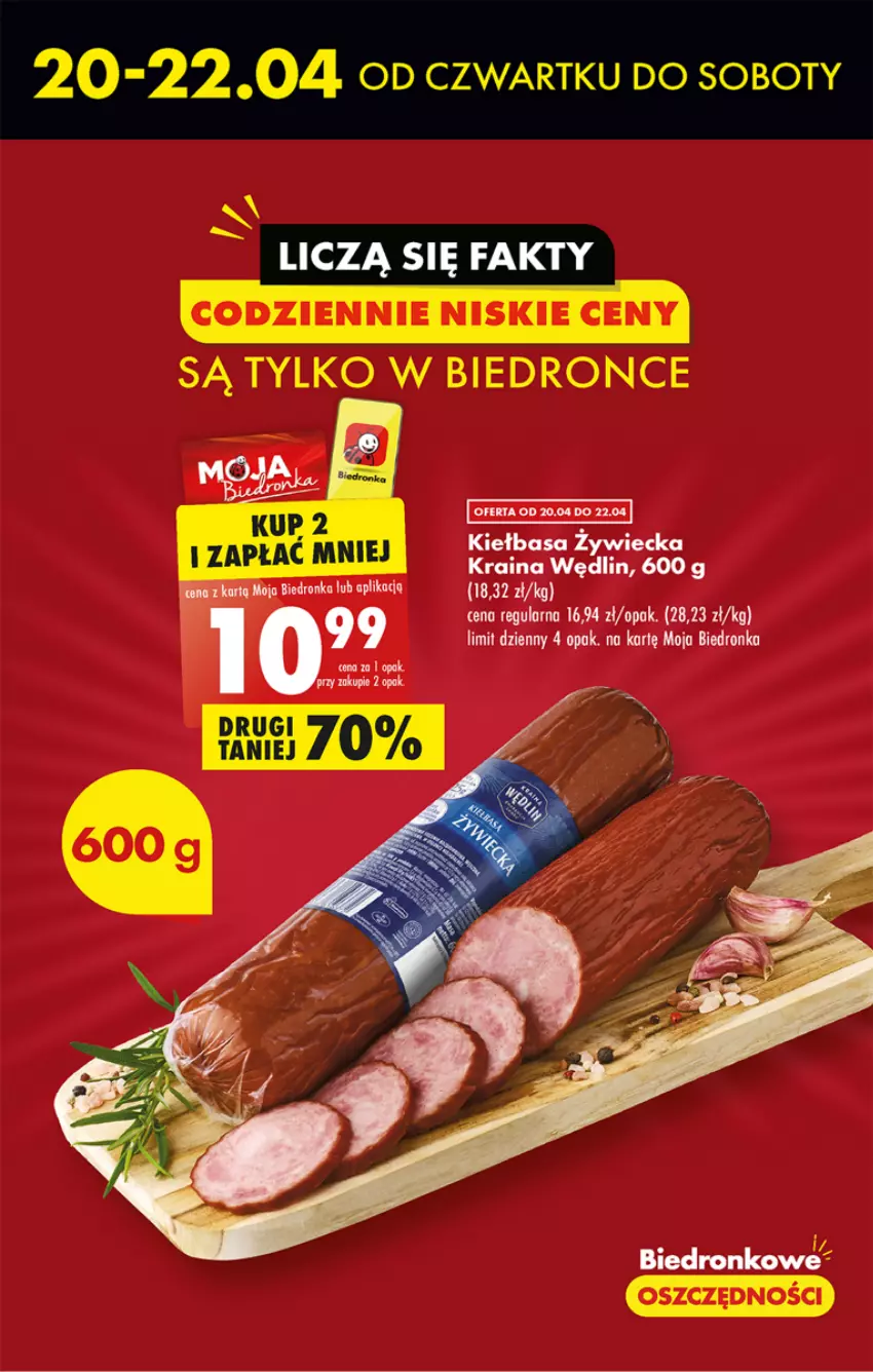 Gazetka promocyjna Biedronka - ważna 20.04 do 26.04.2023 - strona 11 - produkty: Kiełbasa