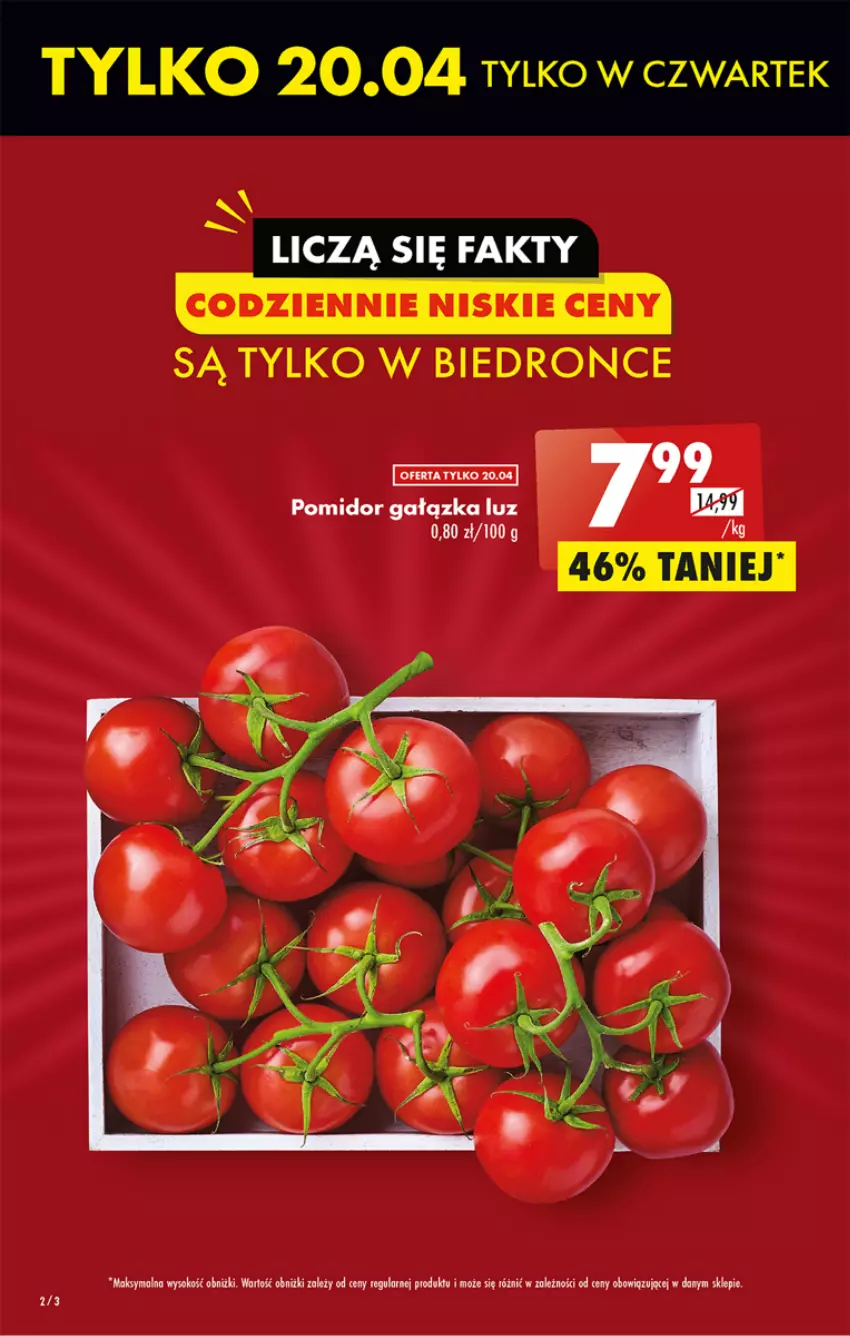 Gazetka promocyjna Biedronka - ważna 20.04 do 26.04.2023 - strona 2 - produkty: Sok