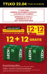 Gazetka promocyjna Biedronka - Gazetka - ważna od 26.04 do 26.04.2023 - strona 4 - produkty: Piwa, Piwo, Gra, , Lech Premium, Fa
