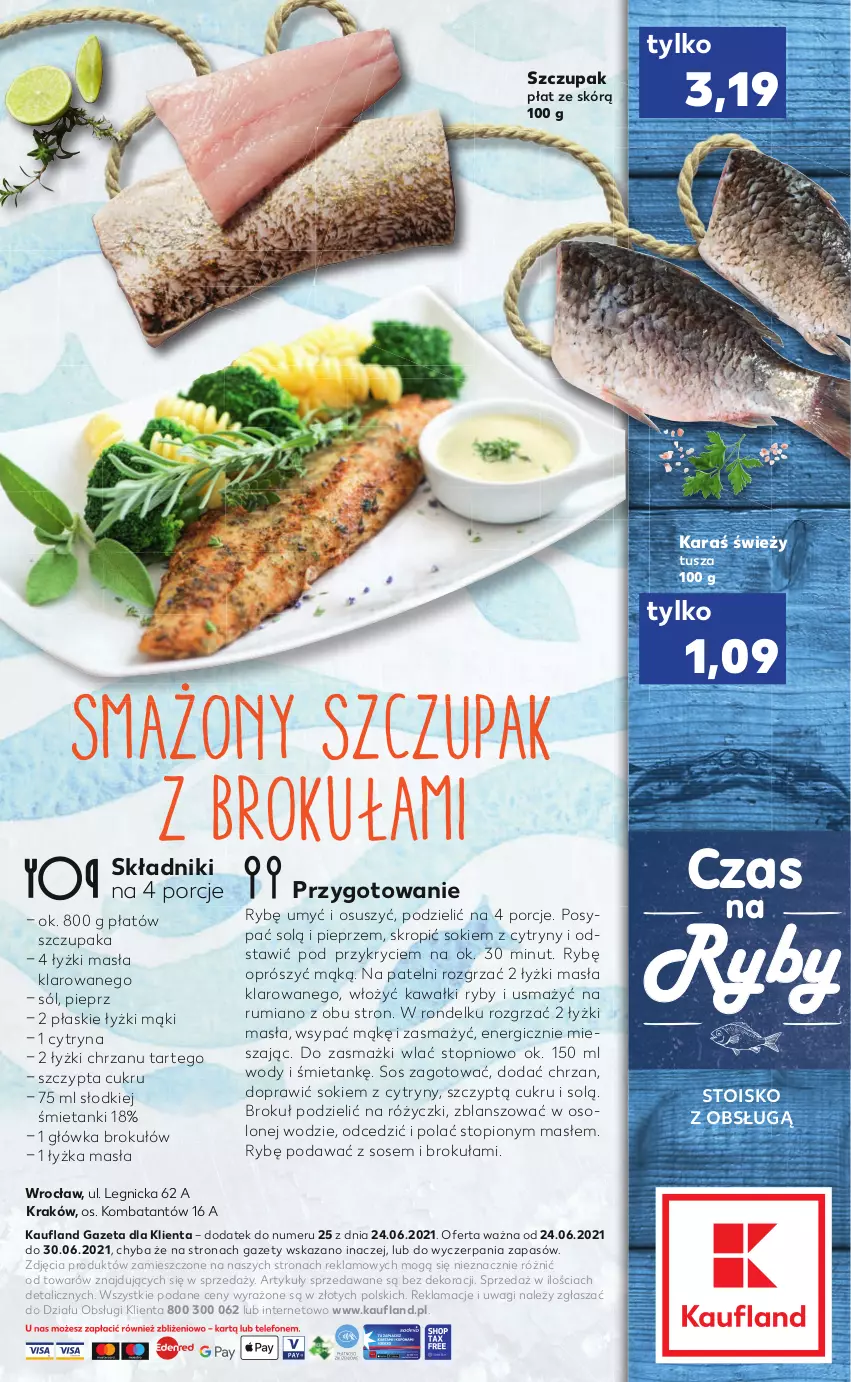 Gazetka promocyjna Kaufland - RYBY - ważna 24.06 do 30.06.2021 - strona 2 - produkty: Chrzan, Cytryny, Kawa, Pieprz, Por, Rondel, Rum, Sok, Sól, Sos, Top, Tusz, Wagi, Zupa