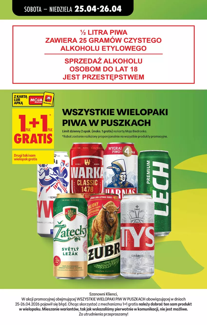Gazetka promocyjna Biedronka - Od Czwartku - ważna 23.04 do 29.04.2026 - strona 17 - produkty: Gra, Piwa, Por
