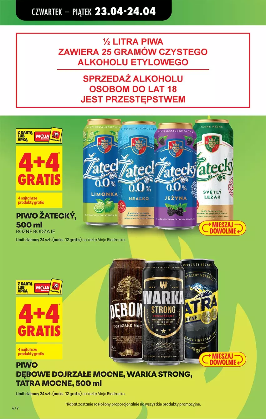 Gazetka promocyjna Biedronka - Od Czwartku - ważna 23.04 do 29.04.2026 - strona 18 - produkty: Gra, Piwa, Piwo, Por, Tatra, Warka