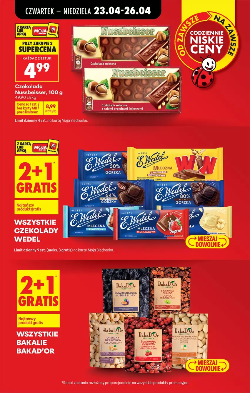 Gazetka promocyjna Biedronka - Od Czwartku - ważna 23.04 do 29.04.2026 - strona 29 - produkty: Czekolada, Gra, Por, Rodzynki, Ser