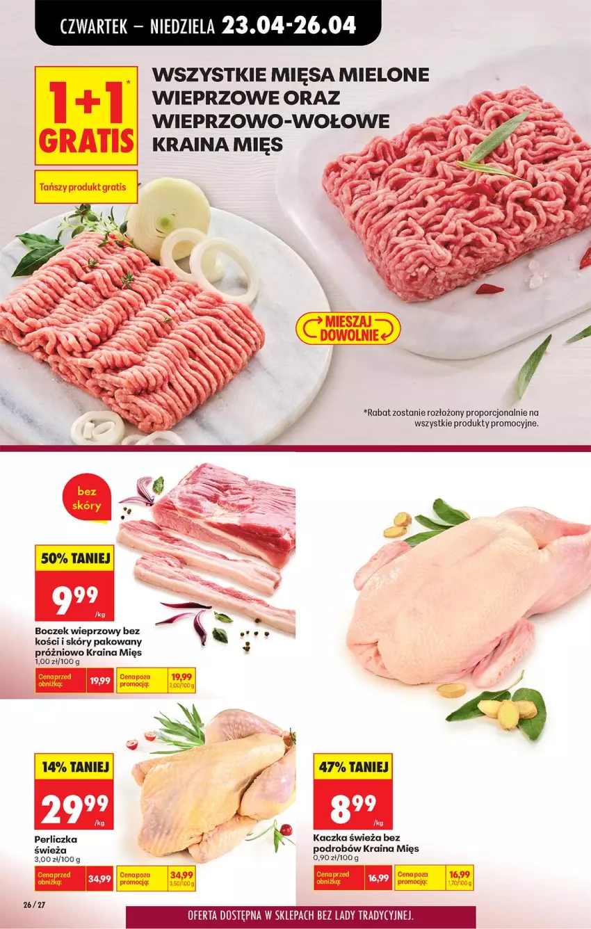 Gazetka promocyjna Biedronka - Od Czwartku - ważna 23.04 do 29.04.2026 - strona 40 - produkty: Boczek, Boczek wieprzowy, Gra, Kaczka, Perliczka, Por