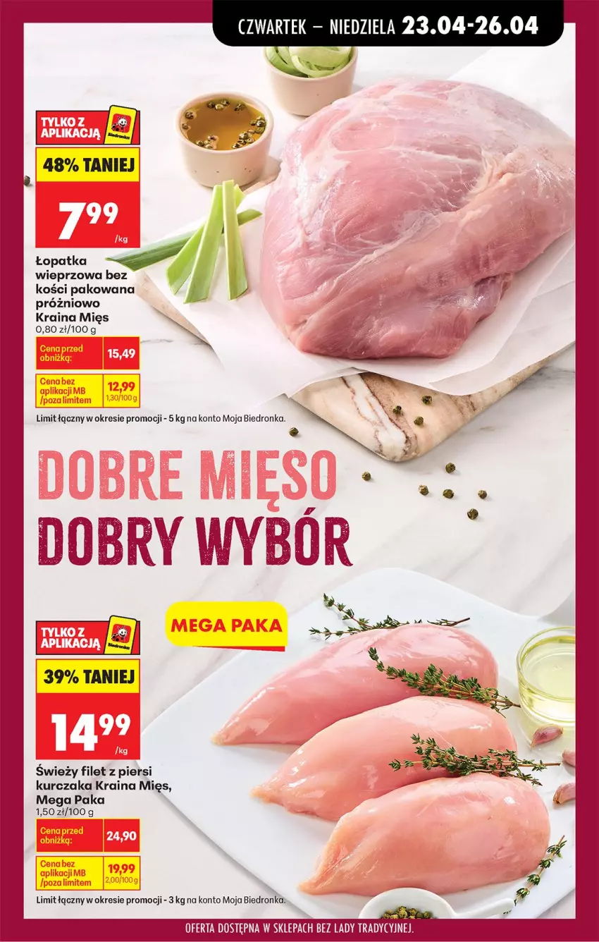 Gazetka promocyjna Biedronka - Od Czwartku - ważna 23.04 do 29.04.2026 - strona 41 - produkty: Filet z piersi kurczaka, Kurczak