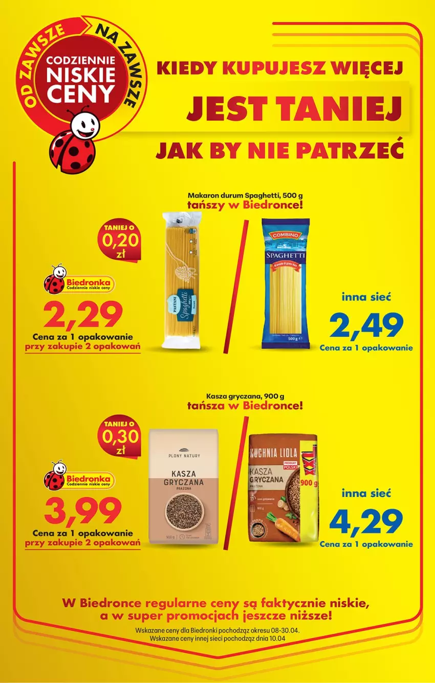Gazetka promocyjna Biedronka - Od Czwartku - ważna 23.04 do 29.04.2026 - strona 5 - produkty: Fa, Gry, Kasza, Kasza gryczana, Makaron, Rum, Spaghetti