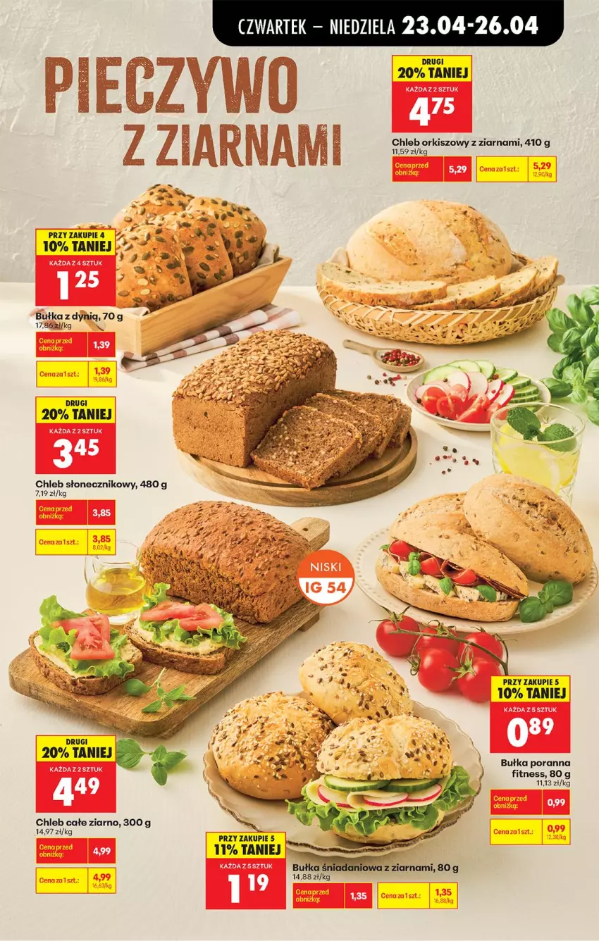 Gazetka promocyjna Biedronka - Od Czwartku - ważna 23.04 do 29.04.2026 - strona 61 - produkty: Bułka, Chleb, Dynią, Por