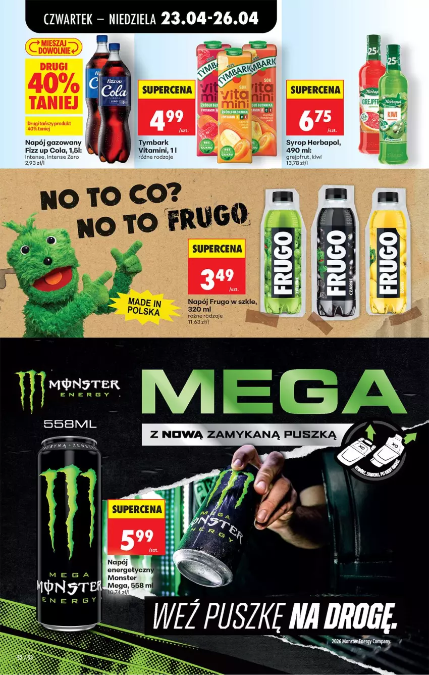 Gazetka promocyjna Biedronka - Od Czwartku - ważna 23.04 do 29.04.2026 - strona 72 - produkty: Grejpfrut, Herbapol, Kiwi, Napój, Syrop, Tymbark