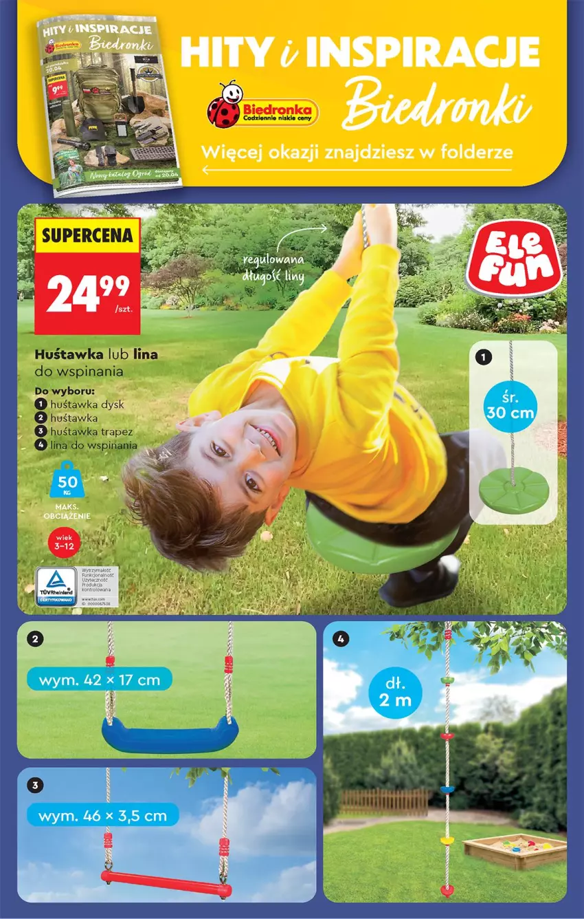 Gazetka promocyjna Biedronka - Od Czwartku - ważna 23.04 do 29.04.2026 - strona 84 - produkty: Huśtawka