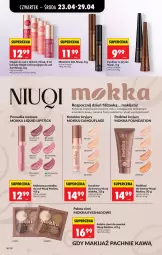 Gazetka promocyjna Biedronka - Od Czwartku - Gazetka - ważna od 29.04 do 29.04.2026 - strona 80 - produkty: Makijaż, Foundation, Maskara, Paleta, Maska, Olej, Niuqi, Podkład