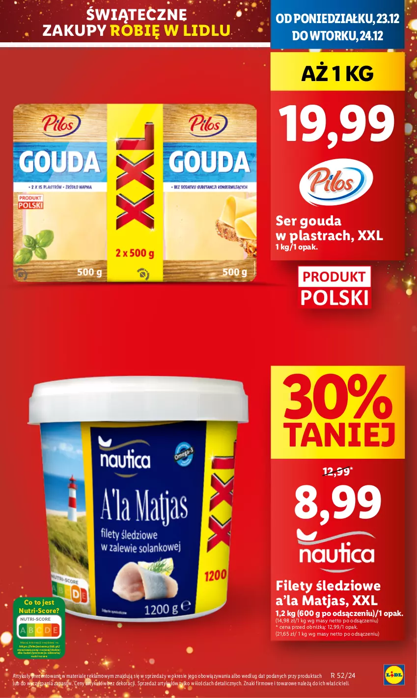 Gazetka promocyjna Lidl - GAZETKA - ważna 23.12 do 24.12.2024 - strona 9 - produkty: Gouda, Matjas, Ser, Wazon