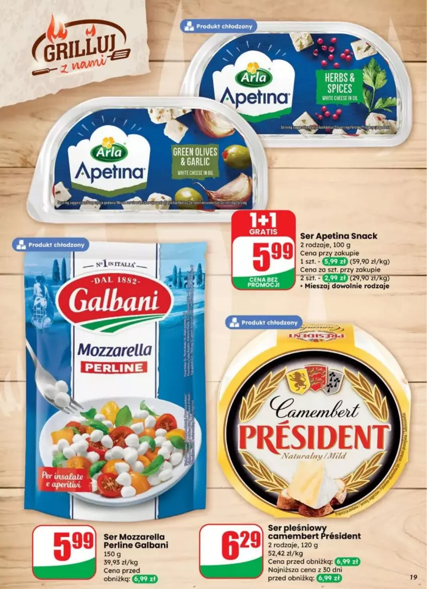 Gazetka promocyjna Dino - ważna 30.07 do 05.08.2025 - strona 11 - produkty: Camembert, Galbani, Mozzarella, Ser, Ser pleśniowy