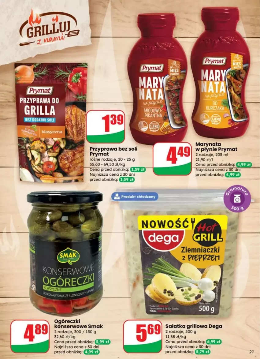 Gazetka promocyjna Dino - ważna 30.07 do 05.08.2025 - strona 14 - produkty: Dega, Grill, Prymat, Sałat, Sałatka, Ser