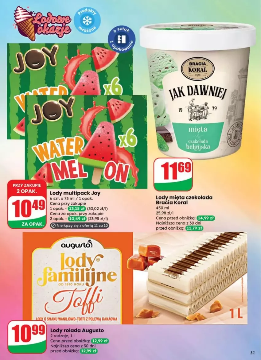 Gazetka promocyjna Dino - ważna 30.07 do 05.08.2025 - strona 25 - produkty: Czekolada, Lody, Mięta, Rolada