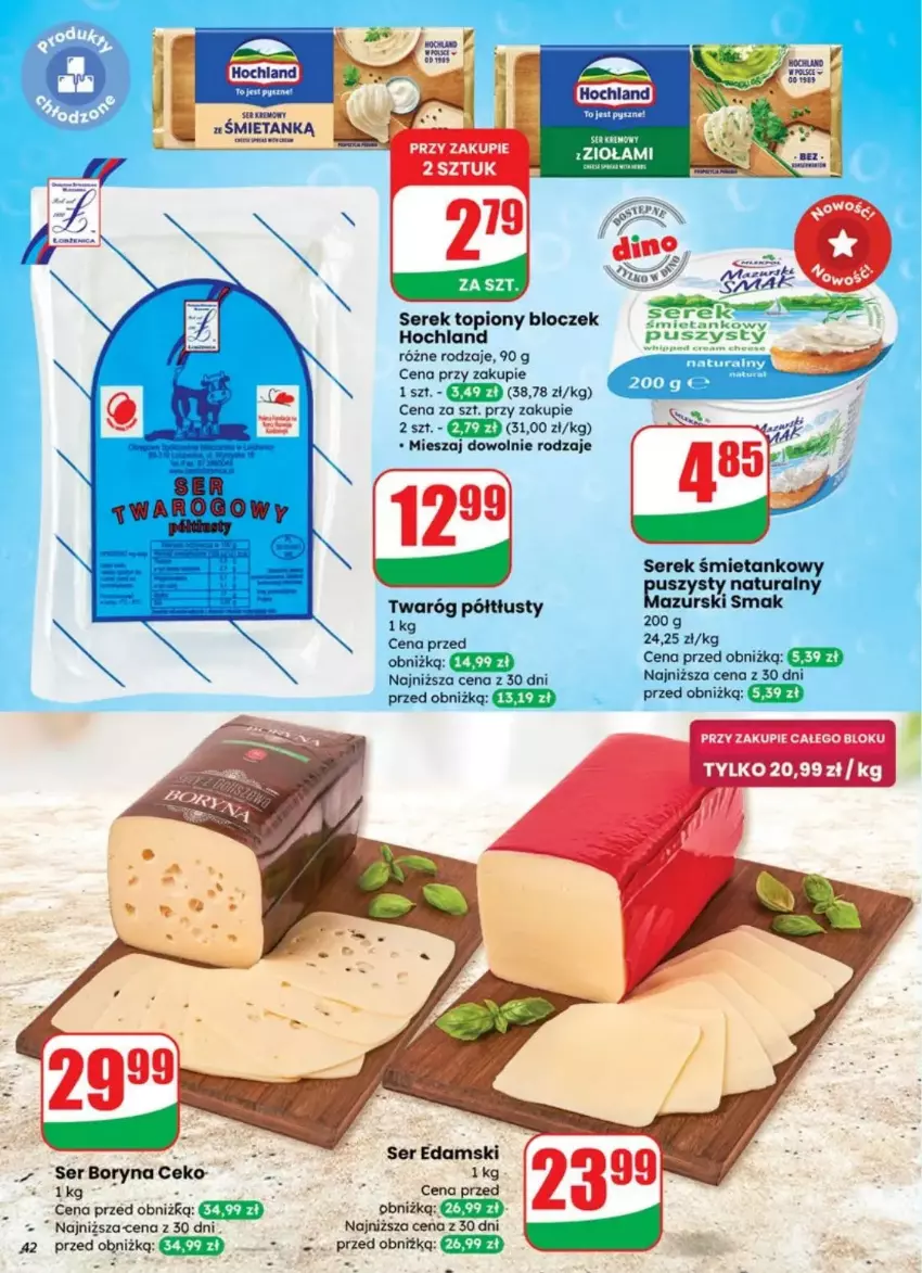 Gazetka promocyjna Dino - ważna 30.07 do 05.08.2025 - strona 37 - produkty: Hochland, Ser, Serek, Top