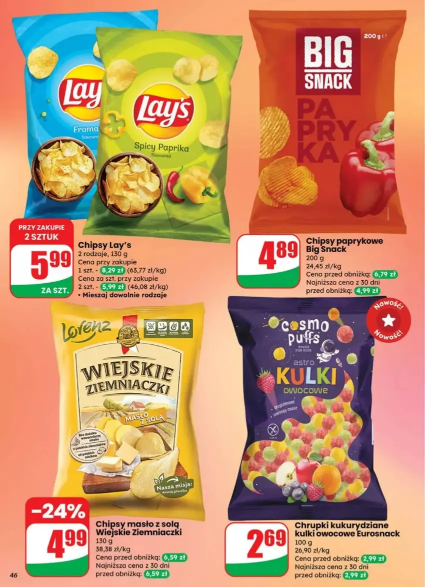 Gazetka promocyjna Dino - ważna 30.07 do 05.08.2025 - strona 41 - produkty: Chipsy, Chrupki, Masło