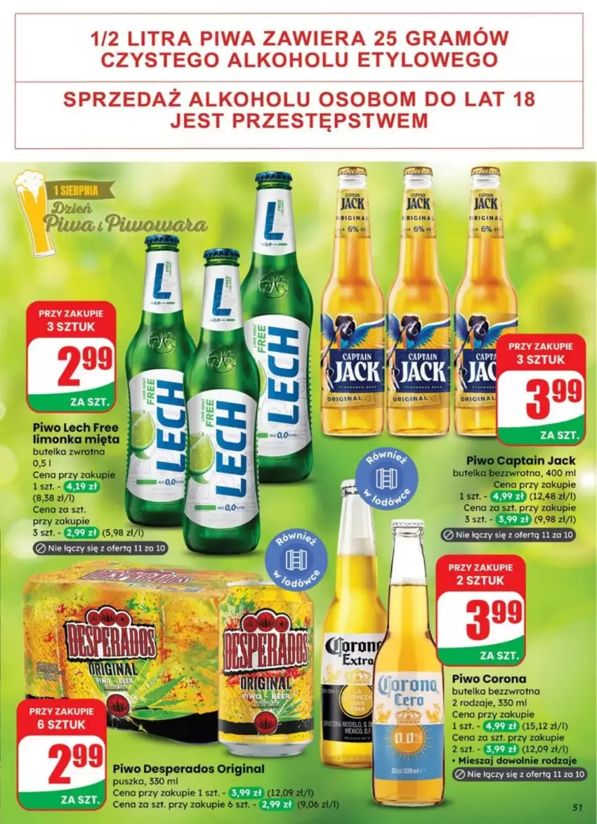 Gazetka promocyjna Dino - ważna 30.07 do 05.08.2025 - strona 47 - produkty: BIC, Fa, Gin, Gra, Piwa, Piwo