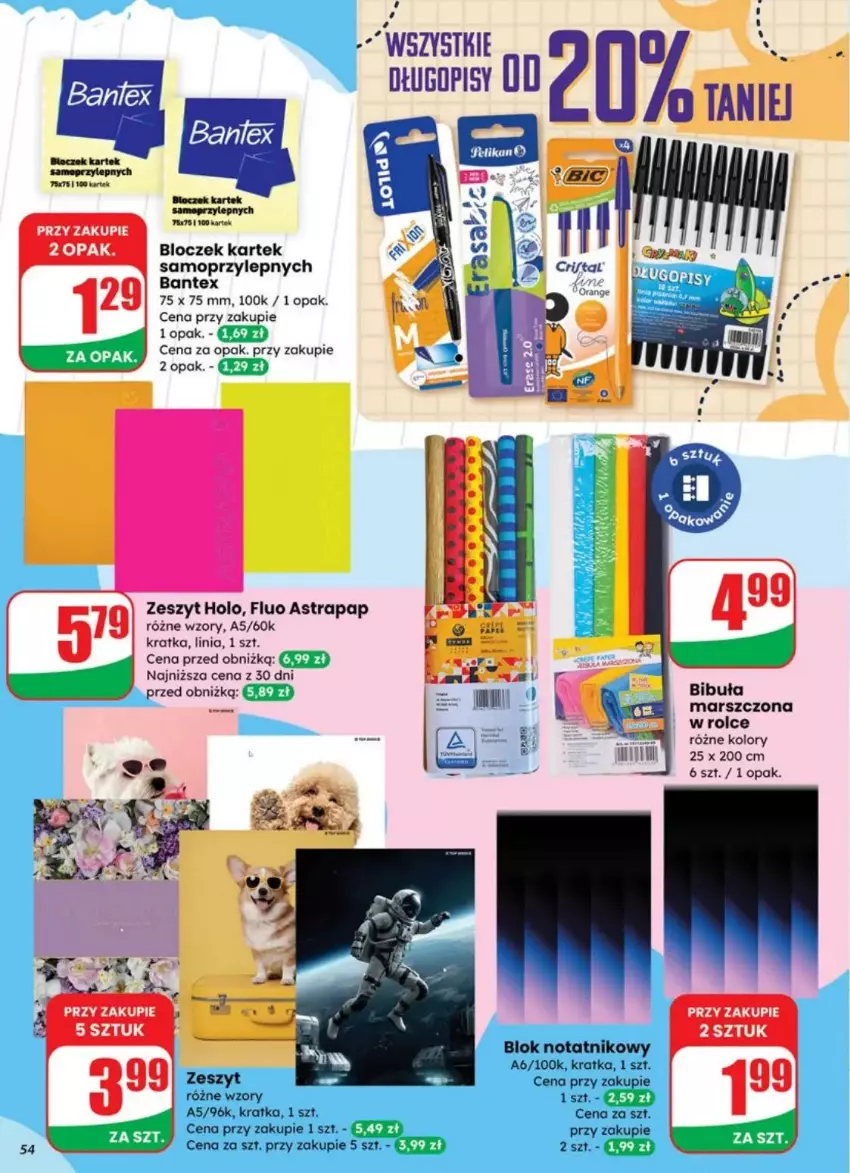 Gazetka promocyjna Dino - ważna 30.07 do 05.08.2025 - strona 50 - produkty: Długopis, Mars, Mop