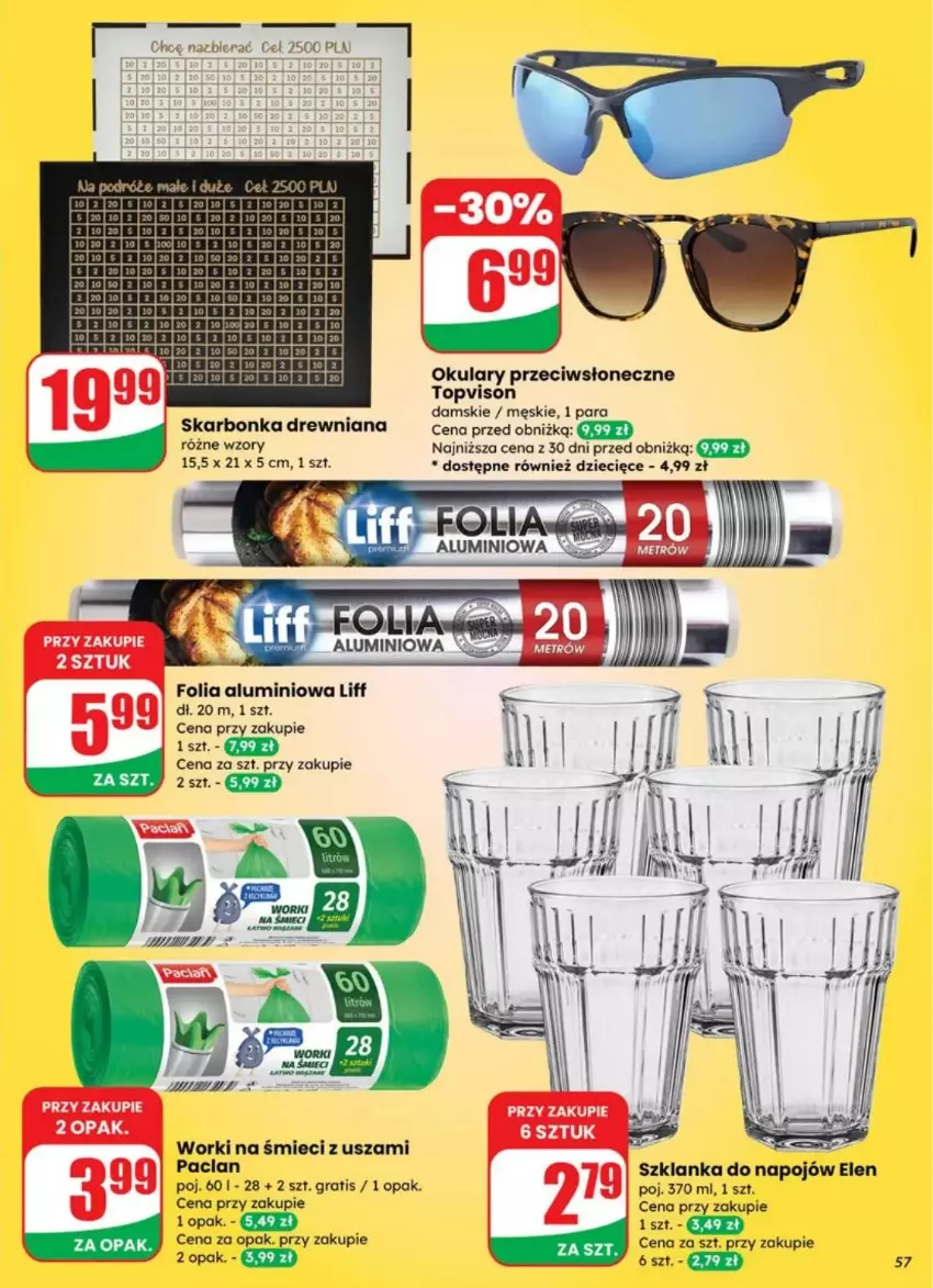Gazetka promocyjna Dino - ważna 30.07 do 05.08.2025 - strona 53 - produkty: Dzieci, Folia aluminiowa, Gra, Ser, Szklanka, Top, Worki na śmiec, Worki na śmieci