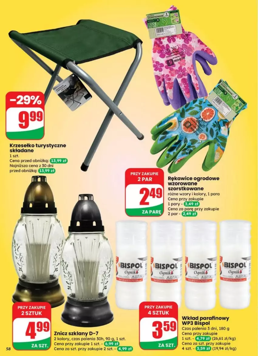 Gazetka promocyjna Dino - ważna 30.07 do 05.08.2025 - strona 54 - produkty: Por, Rękawice, Znicz