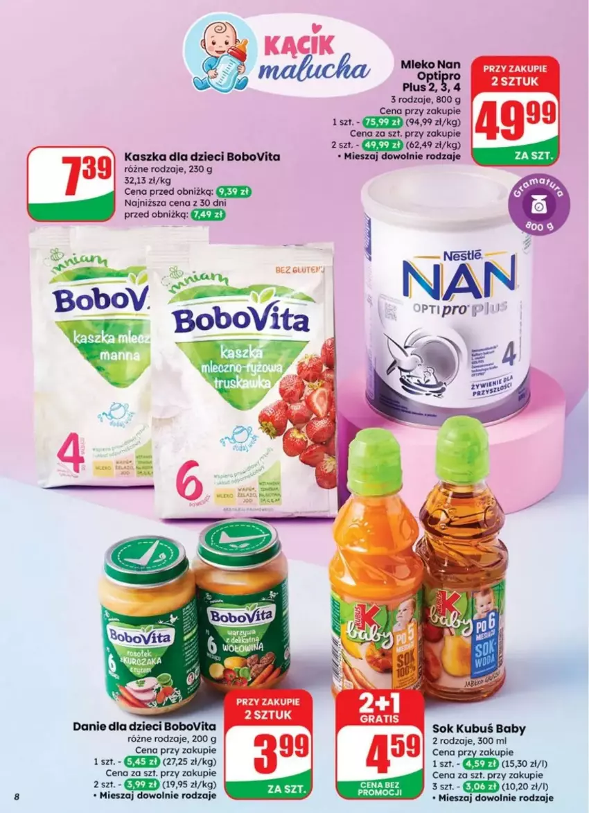 Gazetka promocyjna Dino - ważna 30.07 do 05.08.2025 - strona 67 - produkty: BoboVita, Dzieci, Gra, Kubuś, Sok
