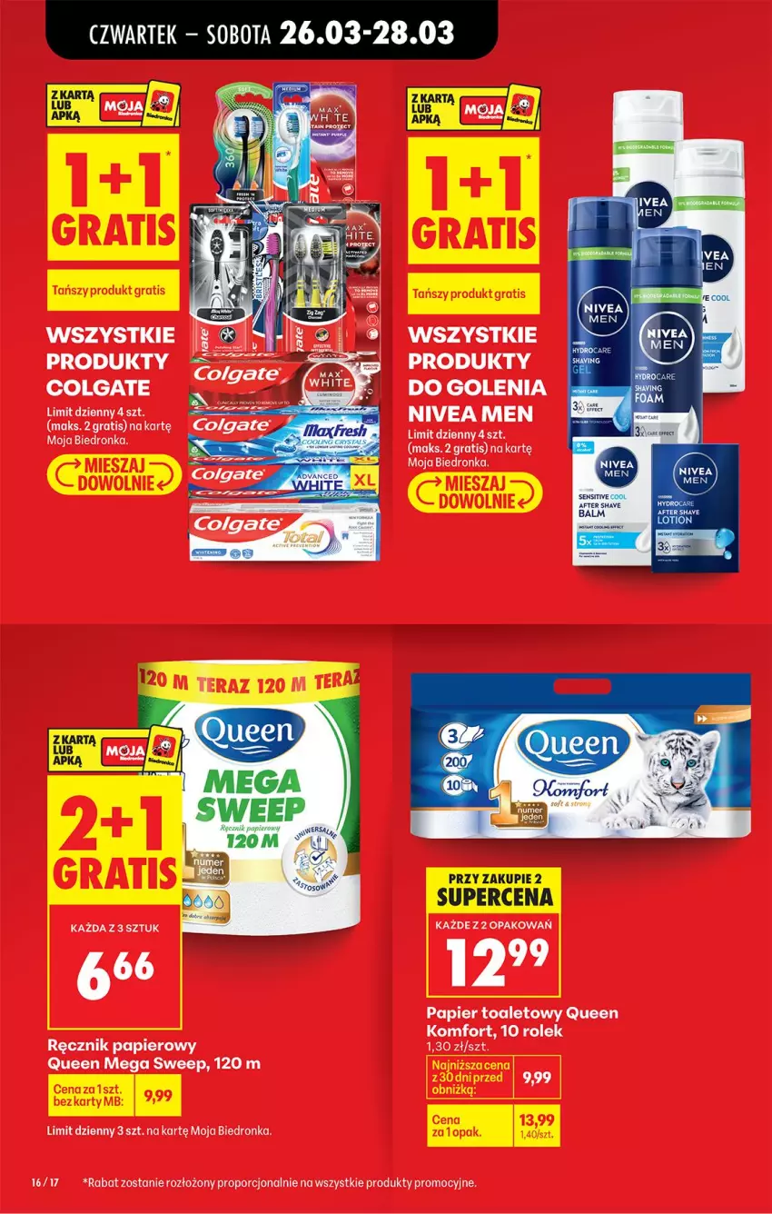 Gazetka promocyjna Biedronka - Od Czwartku - ważna 26.03 do 01.04.2026 - strona 18 - produkty: Colgate, Gra, LG, Papier, Papier toaletowy, Por, Ręcznik