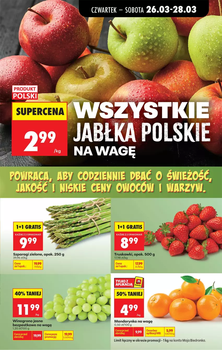 Gazetka promocyjna Biedronka - Od Czwartku - ważna 26.03 do 01.04.2026 - strona 21 - produkty: Truskawki, Wino
