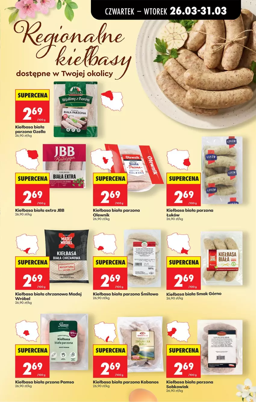 Gazetka promocyjna Biedronka - Od Czwartku - ważna 26.03 do 01.04.2026 - strona 47 - produkty: Chrzan, Kabanos, Kiełbasa, Kiełbasa biała, Koc, Olewnik
