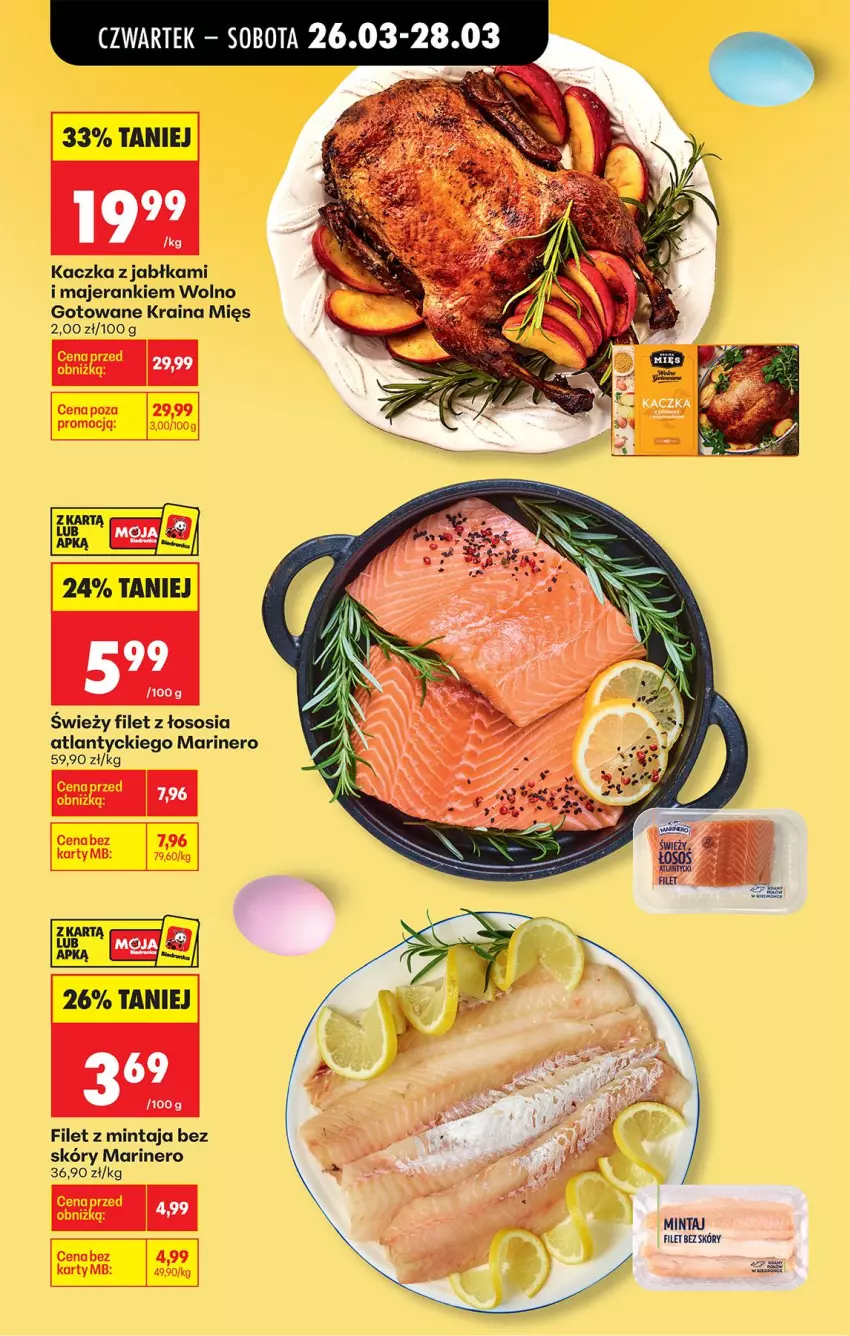 Gazetka promocyjna Biedronka - Od Czwartku - ważna 26.03 do 01.04.2026 - strona 9 - produkty: Jabłka, Kaczka, Mintaj, Sos