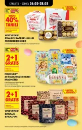 Gazetka promocyjna Biedronka - Od Czwartku - Gazetka - ważna od 01.04 do 01.04.2026 - strona 11 - produkty: Pistacje, Por, Gra, Praliny, Raffaello, Ferrero Rocher, Daktyle, Rodzynki, Ferrero, Fa