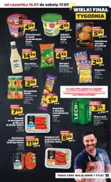 Gazetka promocyjna Netto - Gazetka spożywcza - Gazetka - ważna od 17.07 do 17.07.2021 - strona 19 - produkty: Piwa, Piwo, Sałatka, Cheetos, Sos, Ser, Mus, Gra, Chrupki, Dega, Lion, Laur, Sałat, Bagietka, Popcorn, Boczek, Hochland, Grill, Kamis, Heinz, Musztarda