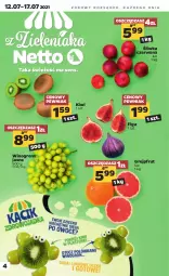 Gazetka promocyjna Netto - Gazetka spożywcza - Gazetka - ważna od 17.07 do 17.07.2021 - strona 4 - produkty: Kiwi, Wino, Grejpfrut