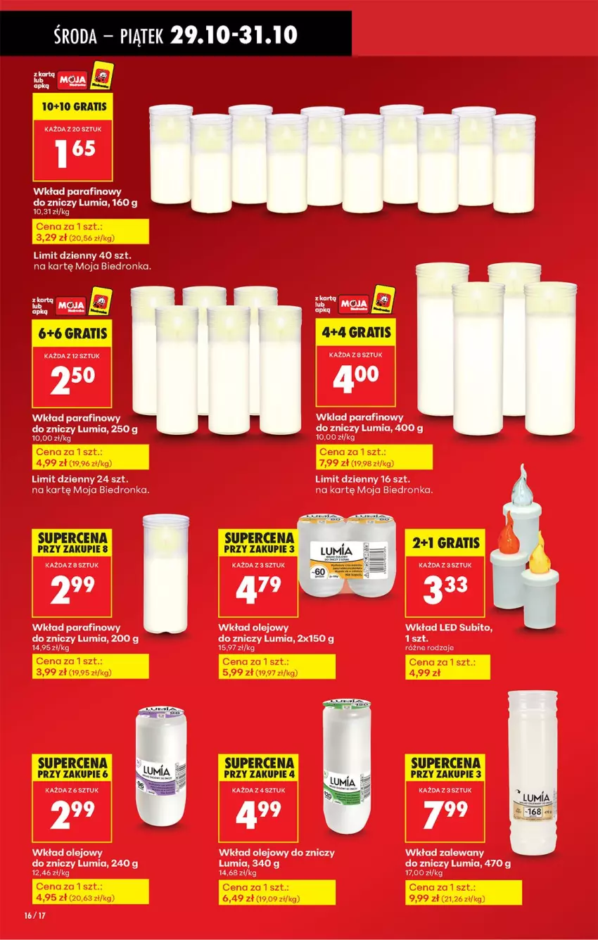 Gazetka promocyjna Biedronka - Od Środy - ważna 29.10 do 30.10.2025 - strona 18 - produkty: Fa, Gra, Znicz